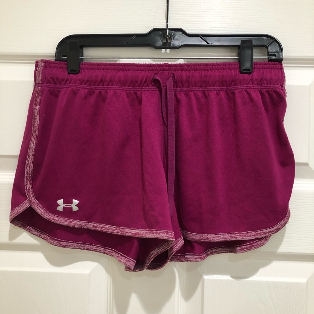 Magenta Running Shorts, Medium II Under Armour